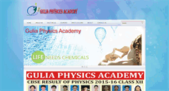 Desktop Screenshot of guliaphysicsacademy.com